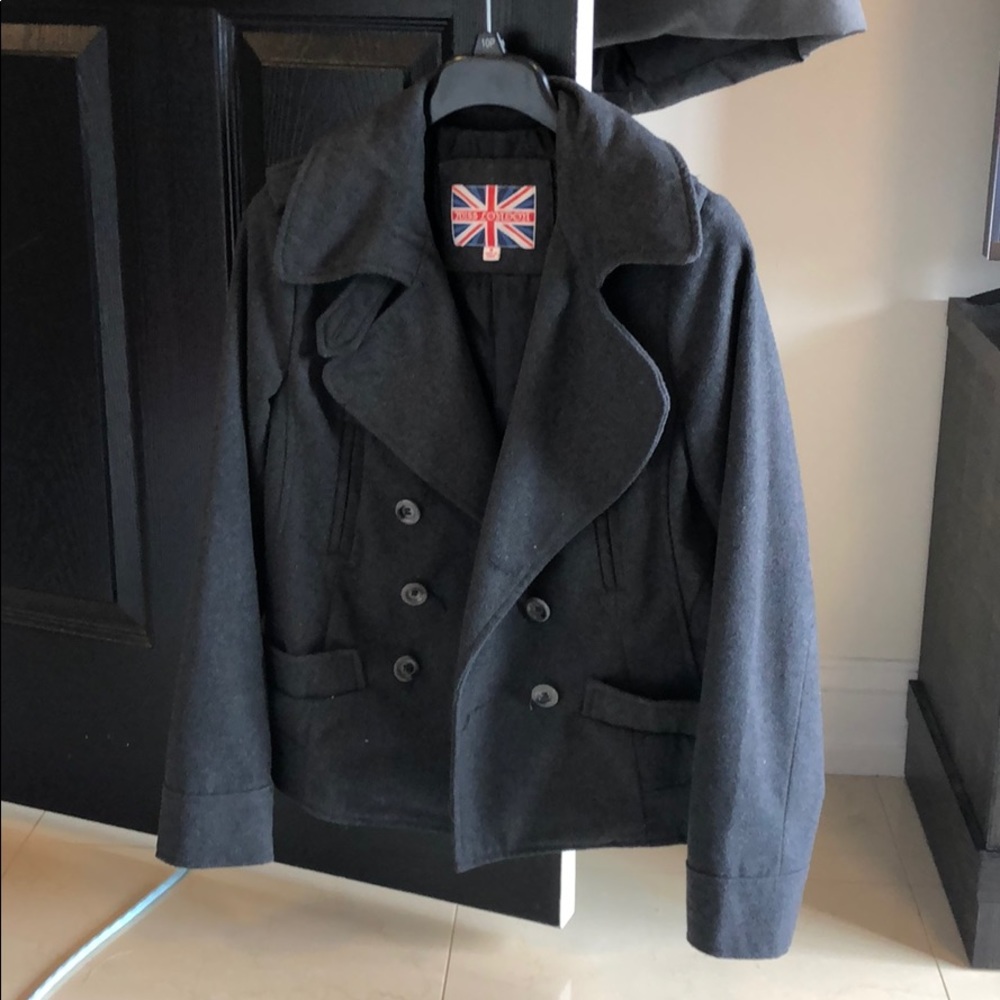 Grey Peacoat - never worn!